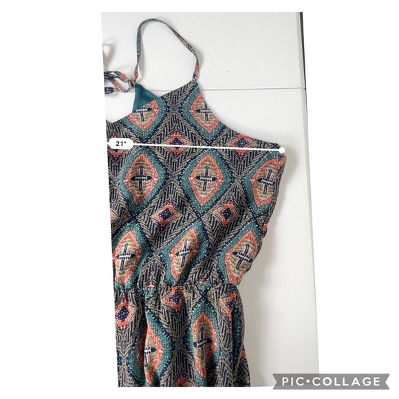 UMGEE+ dress 1XL SHOULDER STRAP Print Geometric - Picture 9 of 9